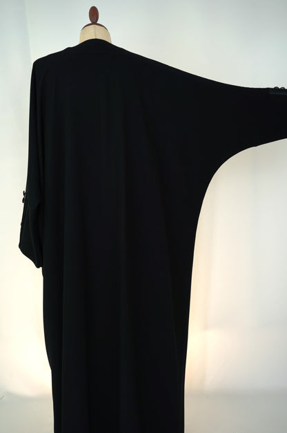 Sport Button Abaya Model 2026-A0099
