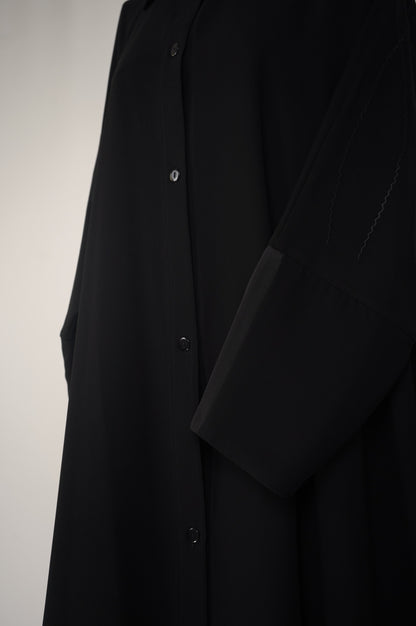 Qatari Shirt Abaya Model 2026-A103