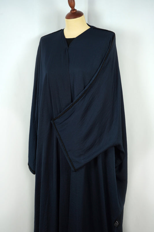 Wrap Abaya Navy BLUE 2025-A007
