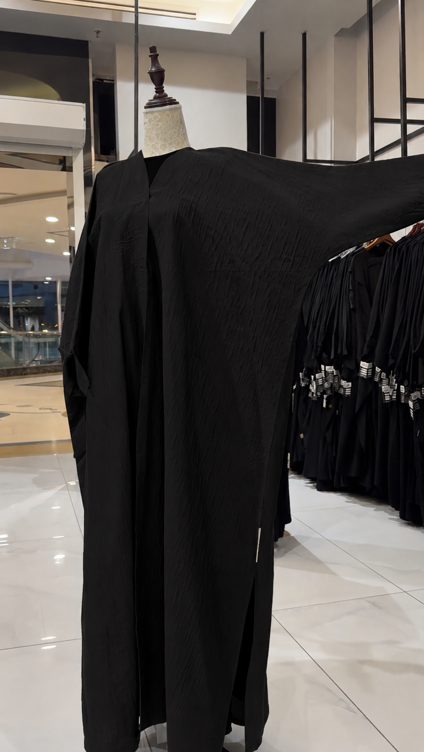 Abaya Linen Jacquard Lite 2026-A0085
