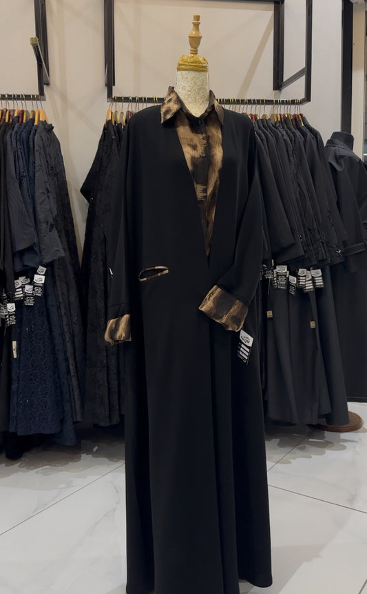 Abaya shirt combined Model 2026-A0079