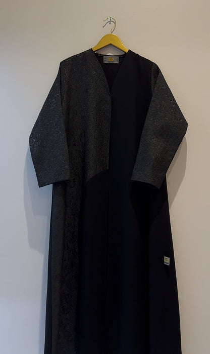 Curved Panel A-Line Abaya 2026-A0083