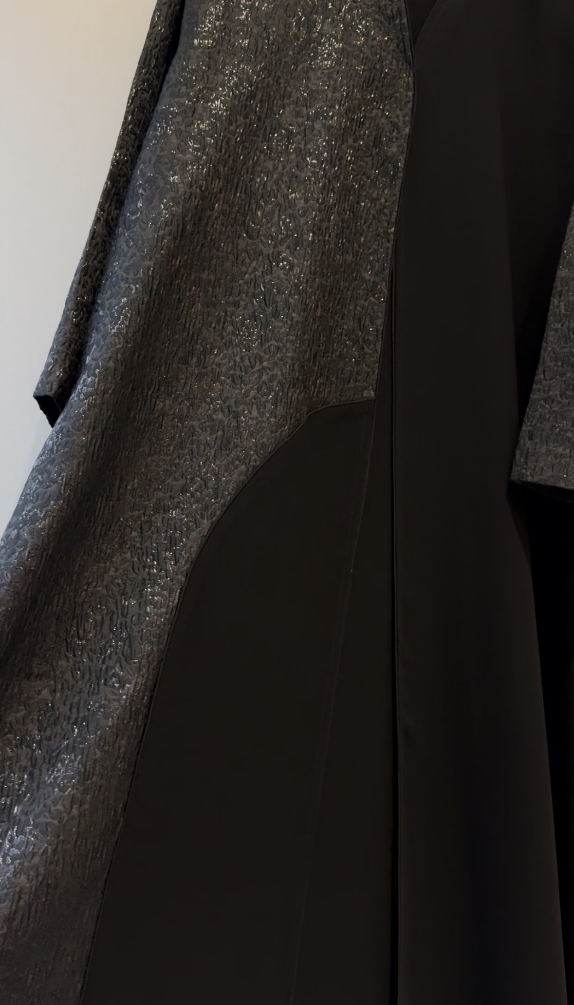 Curved Panel A-Line Abaya 2026-A0083