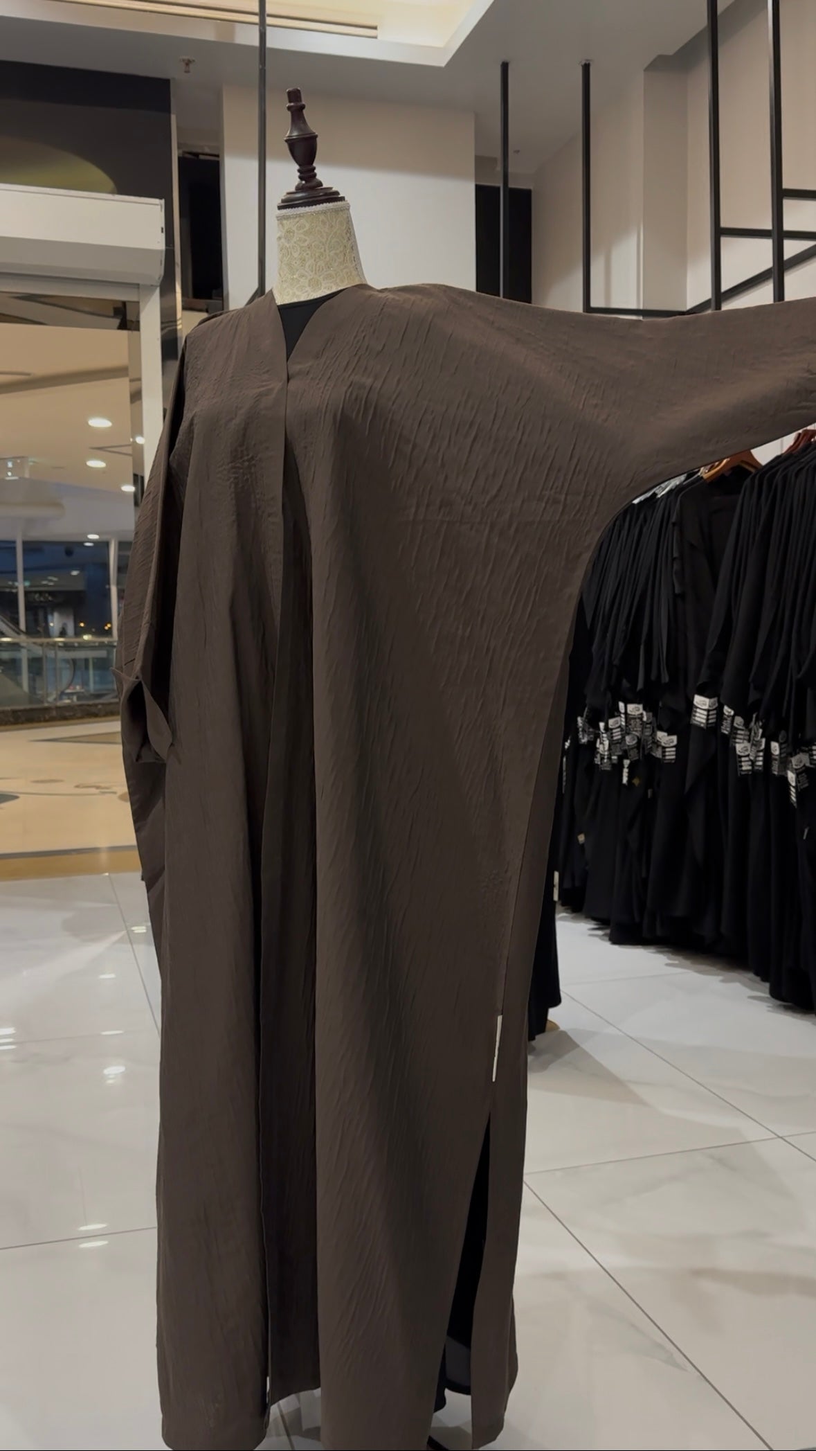 Abaya Linen Jacquard Lite 2026-A0085