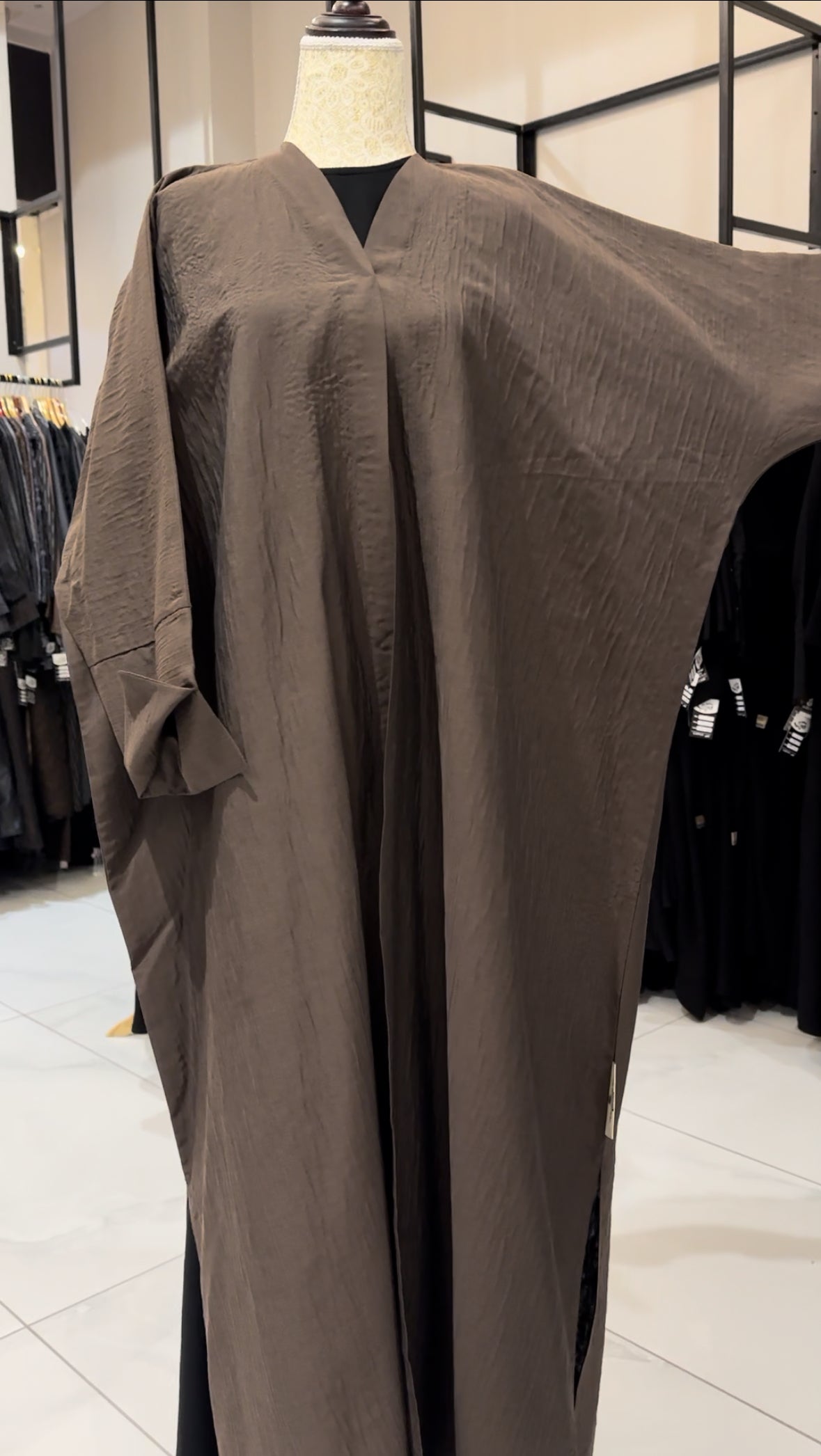 Abaya Linen Jacquard Lite 2026-A0085