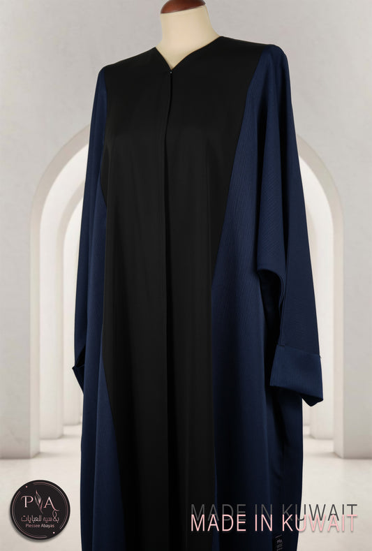 Double-Lite JENAN Abaya navy blue Free Size