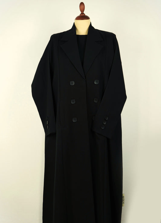 Blazer Black Abaya Model 2026-A0050