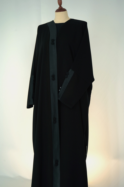 Sport Button Abaya Model 2026-A0099